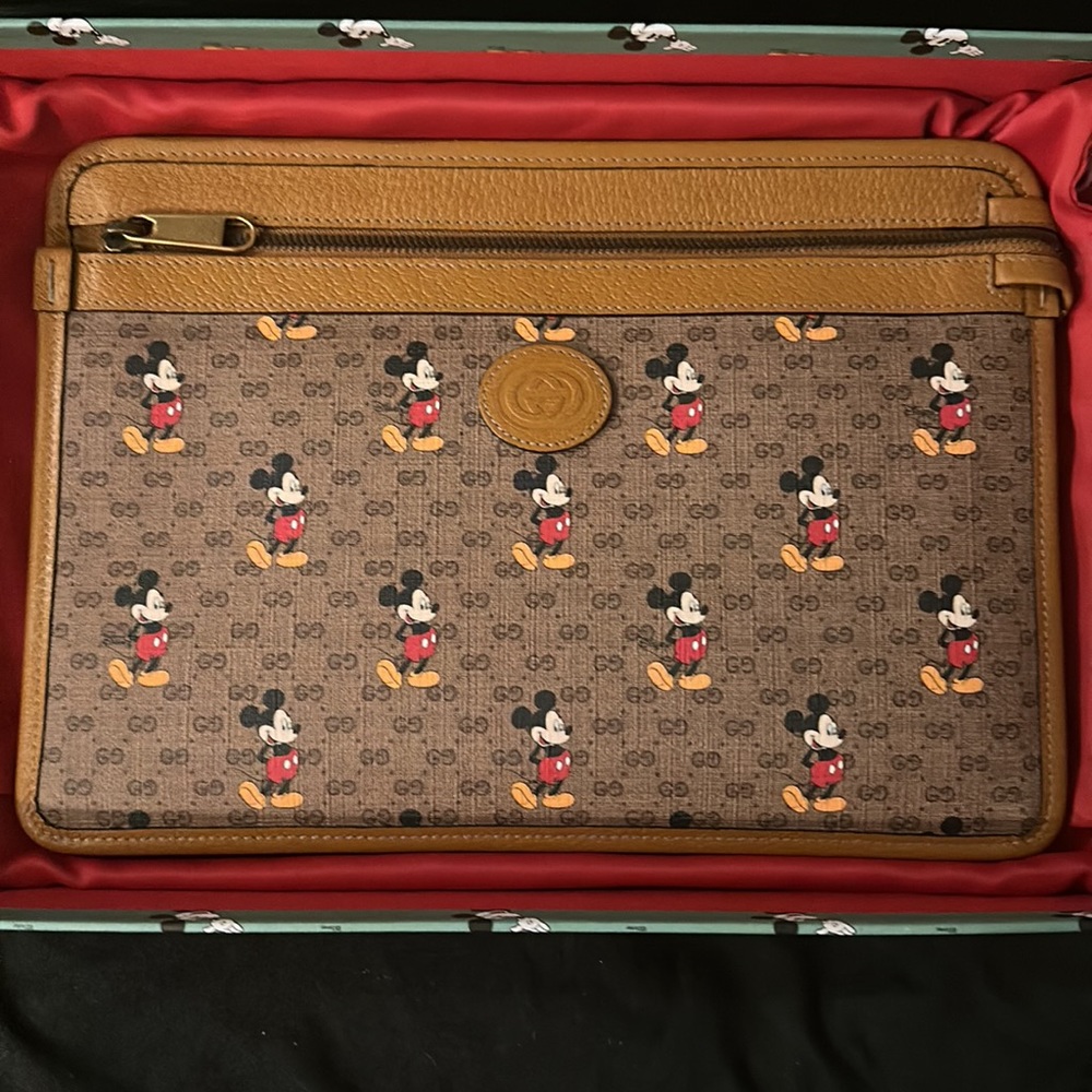 Disney Mickey Mouse Gucci Clutch Purse - Picture 3 of 4